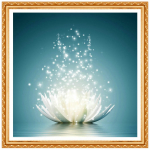 T&auml;is&uuml;mmargune puur 5D isetegemise teemantmaal  Water Lotus  3D tikandiga ristpistes kaunistus kingitus 20X30CM