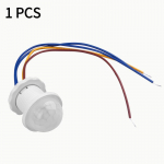 1/2/4tk PIR-andur valgusdetektori detektor nutikas l&uuml;liti LED 110V 220V infrapuna liikumise PIR-i automaatse anduri l&uuml;liti sisse v&auml;ljas 1 PCS