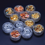 Blueberry Wonderfu Ladys Decal Kleebis Glitter Nail Transfer 4 DIY Colors Decor k&uuml;&uuml;nte k&uuml;&uuml;nte foolium ilu