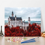 DIY v&auml;rvid numbrite j&auml;rgi &otilde;limaali komplekt L&otilde;uend DIY &otilde;limaal numbrite j&auml;rgi Seinakunsti kaunistused kodukinki kunstiks ja hobideks 40x50cm no frame