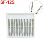 10 tk Dental Diamond Burs Drill Super Coarse FG 1,6 mm poleeriv siluv valgendust&ouml;&ouml;riist suure kiirusega k&auml;siinstrumendile SF-12S