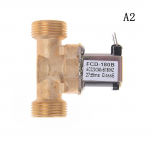 3/4  Npsm Dc messingist elektriline solenoidklapp Vesi &otilde;hk tavaliselt suletud klapid AC 220V