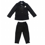 Kevad-s&uuml;gis pidulik poiste &uuml;likonnakomplekt Laste peokorraldaja pulmakost&uuml;&uuml;m V&auml;ikeste laste bleiserp&uuml;ksid r&otilde;ivakomplektid 140cm must