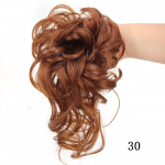 LUPU r&auml;pane Chignon Donut Hair Bun Scrunchies Elastsed juuksen&ouml;&ouml;rid Kummipael S&uuml;nteetiline lokkis juuksepael must pruun kunstjuuksed