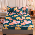 Puuvillane pehme voodipesu lina madratsi kate Paks tepitud voodikate Elastsed linad Paigaldatud lina kattemadrats libisemiskindel tolmukate 180*200cm