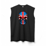 Muscleguys Meeste Profession Fitness Tank Top Kolju Tr&uuml;kitud Singlets Muscle O-kaelusega vestid Mugavad Kulturismi J&otilde;usaali Meeste Riietus M must