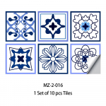 6 tk Sinine kristall-lilleplaat Isekleepuv seinakleebis K&ouml;&ouml;k Tapeet Seinapildid Veekindlad Kleebised K&ouml;&ouml;k Vannituba 10cmX10cmX10pcs