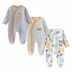 3 tk Baby Romper Multikas vasts&uuml;ndinud poisi kombinesoon suvine s&uuml;gis imikutele t&uuml;drukutele puuvillased p&uuml;ksid 9M