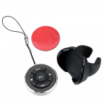 Auto rooliratta juhtmevaba kaugjuhtimispuldid IOS-i Android-telefoni tahvelarvuti jaoks MP3-muusika esitusnupp Mootorratta Bluetooth-meediumi helitugevuse nupp