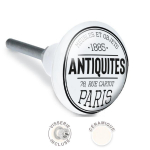 Les Tr&eacute;sors De Lily [A2520] - Must  Antiques  keraamilise m&ouml;&ouml;bli nupp - 65x35 mm must