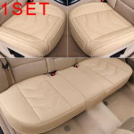 SEAMETAL Ultra Luxury autoistme kate Nahast padi universaalne hingav enamiku maasturite autoistmete kaitseks 1set (2front&1rear cover)
