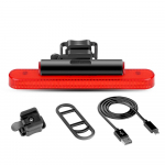 USB-laetav jalgratta hoiatus punase tulega jalgratta tagatule Jalgratta tagumine latern Ohutus &Ouml;ine jalgrattas&otilde;it mitmev&auml;rviline