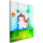 L&otilde;uendiprint V&auml;rviline &uuml;kssarvik 40x60 mitmev&auml;rviline