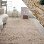 P&otilde;hjamaade stiilis pl&uuml;&uuml;sis vaip elutuppa Mitmev&auml;rviline roosa valge kohev magamistoa vaip, pehme shggy matt lastele 160x230cm