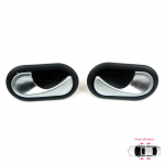 EDP106+EDP107 siseukse k&auml;epide vasak parem 8200730863 8200730861 Renault Megane Scenic Modus Kangoo Twingo MK2 Clio MK3 Sandero MK1 jaoks