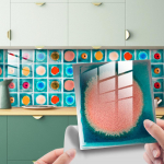 10 tk Lilled marmorist retroplaadid seinakleebised tellise imitatsioon magamistoa kaunistus veekindel isekleepuv plaat k&ouml;&ouml;gikapi sisekujundus 10x10cm-10Pcs