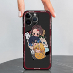 Anime Demon Slayer telefoni&uuml;mbris Apple Iphone 14 Pro Max Xr Se Xs X 13 Pro 11 8 Plus 7 6s 12 Mini 12 Pro jaoks TPU pehme kattega &uuml;mbrised iPhone X(XS)