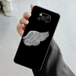 T&uuml;druku ingli ja deemoni tiivad Xiaomi Poco X3 Nfc X4pro X5 M3 jaoks Mi 12 13 11 10 10t 8 Note10 Lite 11ultra 11t Pro F1 kaanele For Mi Note 10 Lite