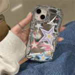 Korea armas Y2k Star Cloud Moon telefoni&uuml;mbris iPhone'ile 14 13 12 11 Pro Max Lovely Love Heart l&auml;ikiv p&otilde;rutuskindel pehme kate Funda For iPhone 11Pro Max