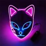 Fox-Mask Rebane helendav mask Malloween Cosplay Halloween Face Cosplay Demon-Cosplay