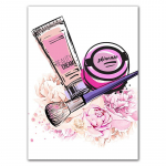 Ilusad moe-illustratsiooni t&ouml;&ouml;riistad manik&uuml;&uuml;ri meigiks k&uuml;&uuml;nte kunsti pildid Kaasaegsed salongi seinaplakatid ja prindid Decor HD3157 21x30cm no frame