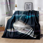 Dolphins tekk Ocean Animal Sea Life Super pehme sooja tr&uuml;kiga tekk lastele T&auml;iskasvanute kontorivoodi diivan diivan uinakutekk 75x90cm