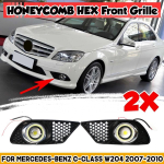 Auto eesmise udutule iluv&otilde;re v&otilde;re kate k&auml;rgstruktuuriga koos udutuledega MERCEDES BENZ C-klassi W204 jaoks 2007-2010 A2048850353 A2048850253