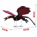 M&auml;nguasjad Mudel Assembly komplektid Viserion Dragon Modulaarsed ehitusplokid Telliskivi