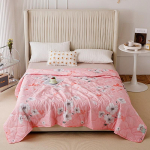 Suvine tekk pestav puuvill, pehme ja mugav kliimaseade &uuml;hekohaline / suur / &uuml;lisuur / voodipesu 180*200cm