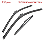 3 TK klaasipuhasti harjad Fiat Panda 169 2003-2012 22 16 13 Fit esiklaasile tuuleklaasile aknaharjad l&otilde;ikuritarvikud 2007 2008 2009 2010 2011