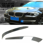 Car styling Front Fog lights Eyebrow Decorative Stickers Covers Trim for BMW 5 series F10 F07 5gt 2011- 2013 auto h&otilde;be