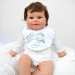 NPK elutruud Reborn Baby Dolls 50 cm Baby Reborn Girl Nukk V&auml;ikelapse s&uuml;nnip&auml;evakingitused magamamineku m&auml;ngukaaslane white