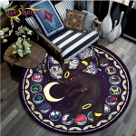 Elutoa vaip Pikachu Cartoon Pokemon 3D &uuml;mmargused matid diivanilauale Kodu lastele P&otilde;randavaip, libisemisvastane ala vaip 80cm