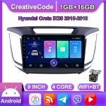 10-tolline Android Hyundai Creta Ix25 2015-2018 autoraadio multimeedia videopleier GPS-navigatsioon WIFI 1+16GB