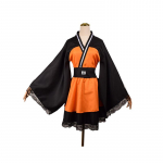 Anime Naruto Shippuden Uzumaki Naruto Akatsuki Kakashi Sasuke Lolita Kimono Kleit Anime Cosplay Kost&uuml;&uuml;m Peo Vormir&otilde;ivaste &Uuml;likond XXL