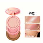 Highlight p&otilde;sepuna parandav maht 3in1 k&otilde;ik-&uuml;hes ketas kirgastab nahatooni, parandab ninavarju meik naistele 02#