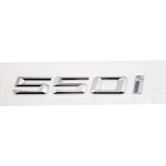 Auto 3D ABS pagasiruumi 520i 523i 525i 528i 530i 535i 540i Letters Logo m&auml;rgi embleemi kleebis BMW 5-seeria E60 E61 F10 F11 jaoks Gloss Black 520i black