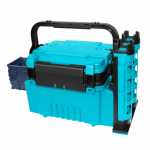 Kalastuskast Reisip&uuml;&uuml;gikarp pudelihoidja ja ridvaaluse torudega sinine