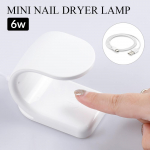 VANREESA 6W kaasaskantav mini LED-k&uuml;&uuml;nekuivati ​​USB-kaabliga UV-lambi k&uuml;&uuml;nekunsti masin &uuml;he s&otilde;rme k&uuml;&uuml;nte geellaki kiireks k&otilde;venemise t&ouml;&ouml;riistad USB valge