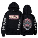 Uus anime Jujutsu Kaisen Satoru Gojo kapuuts Suurem&otilde;&otilde;duline s&uuml;gisene talvefliisist pusa meeste naiste pikkade varrukatega pullover L