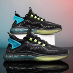 Kevadised uued jooksujalatsid Jelly Sole vabaaja meeste jalan&otilde;ud Lendavad v&otilde;rkpinnaga hingavad meeste spordijalatsid 39 must