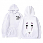 Anime Spirited Away No Face Meeste graafiline kapuuts Unisex 90ndate Manga Harajuku dressipluus Unisex Naiste mood vabaaja suuremahulised kapuutsid 2XL