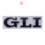 3D metallist t&auml;htedega GLI logo Pagasiruumi tagumise embleemi m&auml;rgi kleebis V/olkswagenile V/W kleebis J/etta MK2 MK4 MK5 MK6 MK7 autotarvikud A