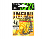 Ryugi HIN051 Infini Offset Worm konksud suurus 4/0 (8510)