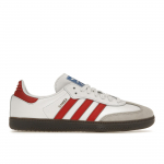 Adidas Samba OG White Scarlet Unisex tossud Cloud-White Parem-Scarlet Tarnija-v&auml;rv IG1025 42