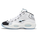 Anuel AA x Reebok Question Mid Double Toe Caribbean Sky Unisex tossud Valged jalatsid-Valge s&uuml;damik-Must IF7394 42