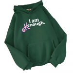 I Am Enough Hoodie Harajuku Pullover Topid Pusa I Am Kenough T&auml;navar&otilde;ivad Unisex Unisex L