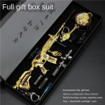 Rahurelv M416 Viie k&uuml;&uuml;nega kuldne draakoni nahk versioon, Star of Faith homaar Overlord pimestav lilla meloodia relva mudel m&auml;ng relva mudel