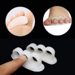 1 paar Haammer Claw Mallet Toes Crest Geel Silikoonist padi valu leevendav teo kuju