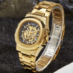 LONGLUX Nautilus meeste mehaanilised k&auml;ekellad Automaatne &auml;rikell K&auml;ekell Trend Fashion helendavad meeste k&auml;ekellad